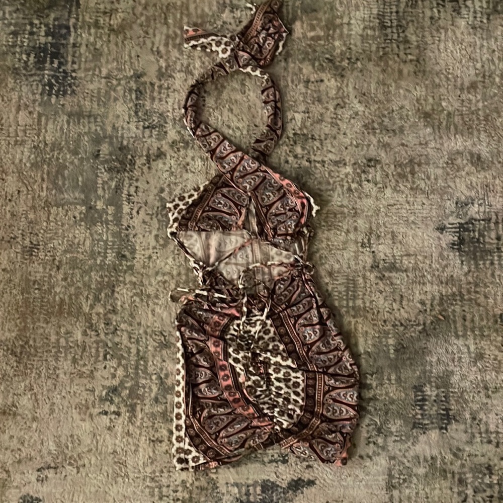 Cross Top Mini Dress